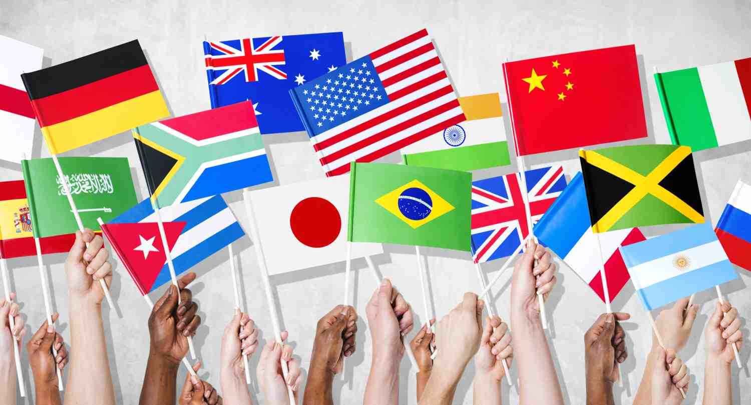 Banderas múltiples países